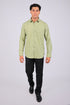 Veshbhoshaa Bluebird Light Green Men'S Office Shirt